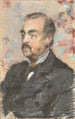 Portrait af Julien de la Rochenoire - Édouard Manet — visning af kunstværket