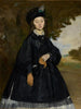 Portrait de Madame Brunet - Édouard Manet — visning af kunstværket