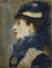 Portrait af en dame - Édouard Manet — visning af kunstværket