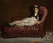 den unge kvinde, der ligger ned i spansk kostume - Édouard Manet — visning af kunstværket
