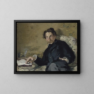 Stéphane Mallarmé - Édouard Manet — indrammet kunstværk på væggen