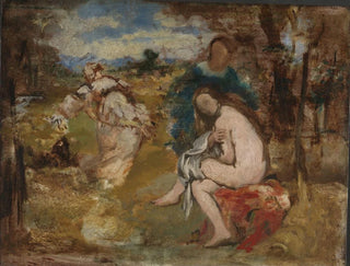 Nymphe surprise - Édouard Manet — visning af kunstværket