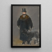 L'homme au chien - Édouard Manet — indrammet kunstværk på væggen