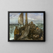 "Les Travailleurs de la mer" - Édouard Manet — indrammet kunstværk på væggen