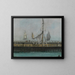 Le quai de Boulogne-sur-Mer - Édouard Manet — indrammet kunstværk på væggen