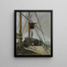 Le pont du navire - Édouard Manet — indrammet kunstværk på væggen