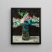 Vase de lilas blancs et de roses - Édouard Manet — indrammet kunstværk på væggen