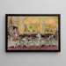 Café Wepler - Édouard Vuillard — indrammet kunstværk på væggen
