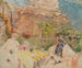 Kvinder og barn ved Clos de Cézanne - Édouard Vuillard — visning af kunstværket