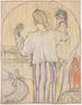 foran spejlet - Édouard Vuillard — visning af kunstværket