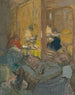 Indendørs med tre personer - Édouard Vuillard — visning af kunstværket