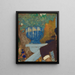 La Coupe bleue - Édouard Vuillard — indrammet kunstværk på væggen