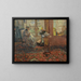 La Couseuse devant la fenêtre - Édouard Vuillard — indrammet kunstværk på væggen