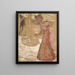 La Femme au jardin public - Édouard Vuillard — indrammet kunstværk på væggen