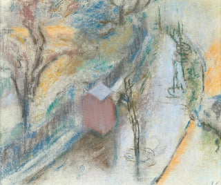 La Gurite du cantonnier - Édouard Vuillard — visning af kunstværket