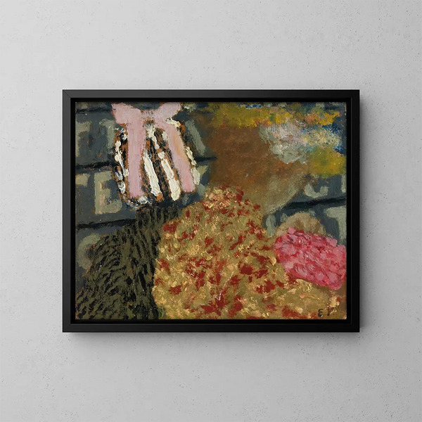 La Nourrice - Édouard Vuillard — indrammet kunstværk på væggen