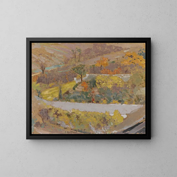 Landskab i London - Édouard Vuillard — indrammet kunstværk på væggen