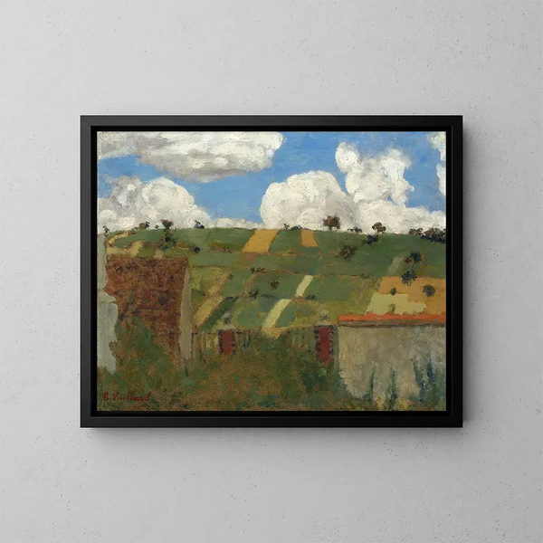 Landskab af Île-de-France - Édouard Vuillard — indrammet kunstværk på væggen