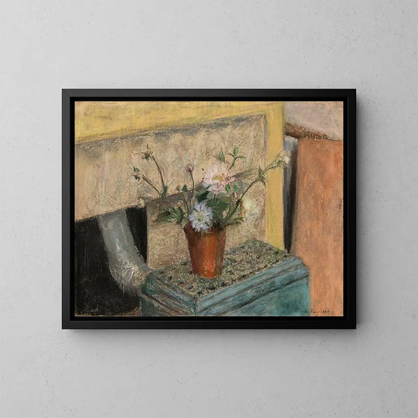 Le Bouquet sur le pôle mirus - Édouard Vuillard — indrammet kunstværk på væggen