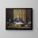 Lucien Rosengart ved sit arbejdsbord - Édouard Vuillard — indrammet kunstværk på væggen