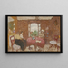 Lucy Hessel på besøg i Cricquebœuf - Édouard Vuillard — indrammet kunstværk på væggen