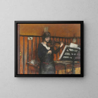 Madame Frieda - Édouard Vuillard — indrammet kunstværk på væggen