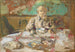 Madame Vuillard ved middagsbordet - Édouard Vuillard — visning af kunstværket