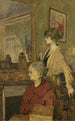 Madame Vuillard og Annette rue de Calais - Édouard Vuillard — visning af kunstværket