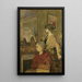 Madame Vuillard og Annette rue de Calais - Édouard Vuillard — indrammet kunstværk på væggen