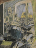 Madame Vuillard syer ved siden af vinduet – Édouard Vuillard — visning af kunstværket