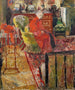 Madame Vuillard i rødt badekåbe - Édouard Vuillard — visning af kunstværket