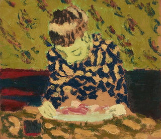 Marie ser på sit værk - Édouard Vuillard — visning af kunstværket