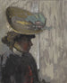 Model med stor hat - Édouard Vuillard — visning af kunstværket