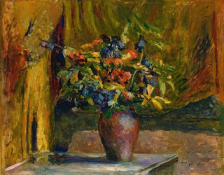 Pieds de dalouette et géraniums - Édouard Vuillard — visning af kunstværket