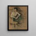 Portrait af Irène Montanet (Konflikt af sager) - Édouard Vuillard — indrammet kunstværk på væggen