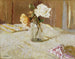 Roses i en glasvase - Édouard Vuillard — visning af kunstværket