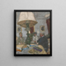 Under Den Store Lampe Saint-Jacut - Édouard Vuillard — indrammet kunstværk på væggen