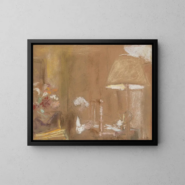 La reliure de livre - Édouard Vuillard — indrammet kunstværk på væggen