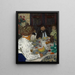 Le déjeuner - Édouard Vuillard — indrammet kunstværk på væggen