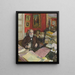 Théodore Duret - Édouard Vuillard — indrammet kunstværk på væggen