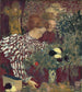Kvinde i stribet kjole - Édouard Vuillard — visning af kunstværket
