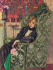 Yvonne Printemps i en stol - Édouard Vuillard — visning af kunstværket