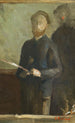 Studie til selvportræt med Waroquy - Édouard Vuillard — visning af kunstværket