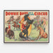 Vintage Circus Downie Bros Plakat - Hjemmedekoration med hestesport — indrammet kunstværk på væggen
