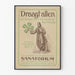 Vintage plakat af sanatorium med firekløver 1913