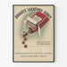 Vintage plakat Dragees Laxatives Gobey - Videnskabelig vægdekoration