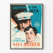 Vintage plakat Drømmen om kærlighed - vægdekoration i retrostil
