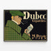 Vintage Dubec Cigarettes plakat til vægdekoration — indrammet kunstværk på væggen