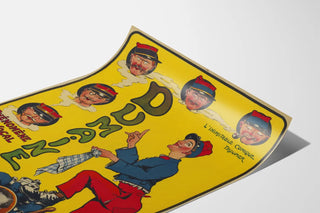 Vintage plakat Dumaine komisk soldat - Retro vægdekoration