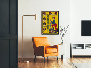 Vintage plakat Dumaine komisk soldat - Retro vægdekoration